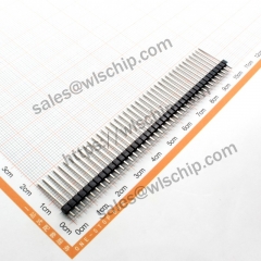 Single row pin header 1 * 40Pin 19mm pitch 2.54mm high quality