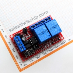 Relay module 2-way 5V interlock switch self-locking three-in-one trigger