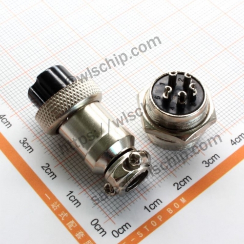 GX16-5 connector aviation socket connector 16mm cable connector 5Pin 5 core plug + socket
