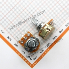 Single potentiometer WH148 B50K 3 feet shank length 15mm