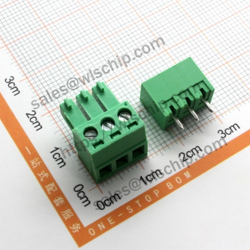 KF2EDG terminal block plug-in connector pitch 3.81mm 3Pin straight pin + socket
