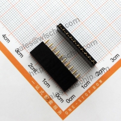 Single row female pin header female socket pitch 2.54mm 1x10pin