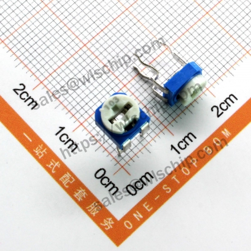 Horizontal adjustable resistance blue and white 10K ohm 103 high quality