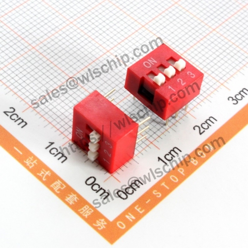 3Pin red 2.54mm pitch switch switch Toggle Switch