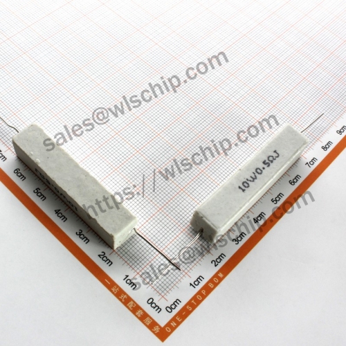 Cement resistor SQP 10W 0.5R 5%