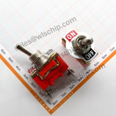 E-TEN1021 2Pin 2 levels orange power shake head Boat shape switch Toggle Switch