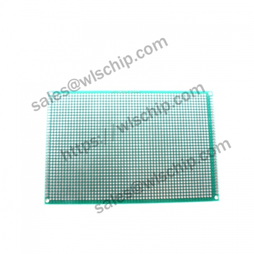 Double-sided spray tin green oil board 10 * 15CM green 2.54mm PCB