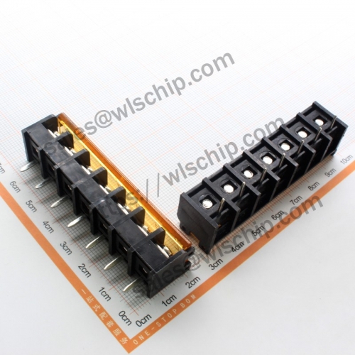 HB-9500 Terminal Block Fence Type Covered Pitch 9.5mm HB-7Pin