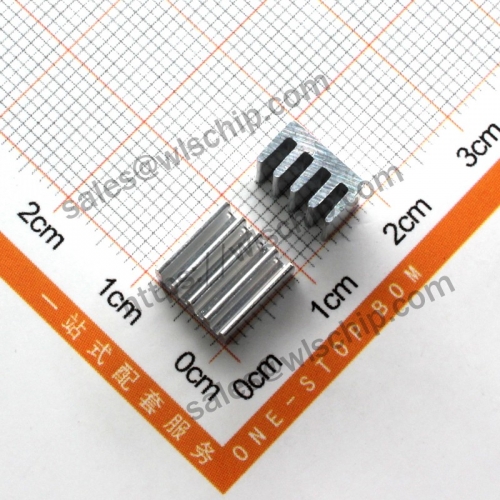 Radiator Aluminum heat sink 8.8 * 8.8 * 5mm silver white high quality