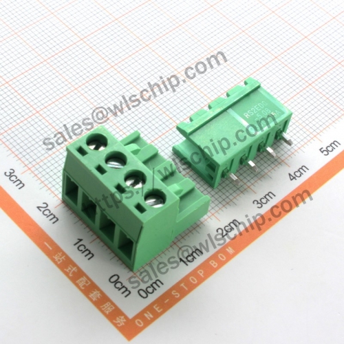 KF2EDGK terminal block plug-in connector pitch 5.08mm straight pin + socket 4Pin