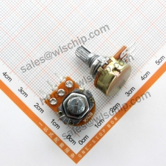 Single potentiometer WH148 B250K 3 feet shank length 15mm