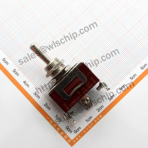 E-TEN123 3Pin bilateral auto reset brown power moving head Boat shape switch Toggle Switch