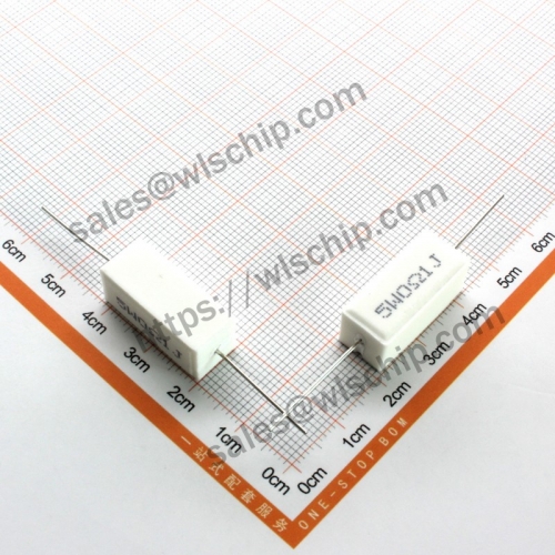 Cement resistor SQP 5W 0.1R 5%