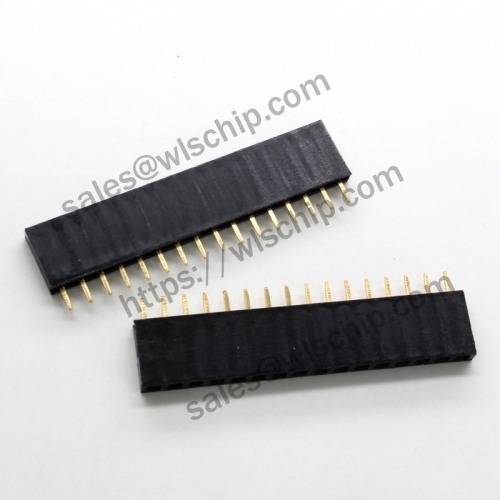 Single Row Female Pin Header Socket Female Pitch 2.54mm 1x16pin