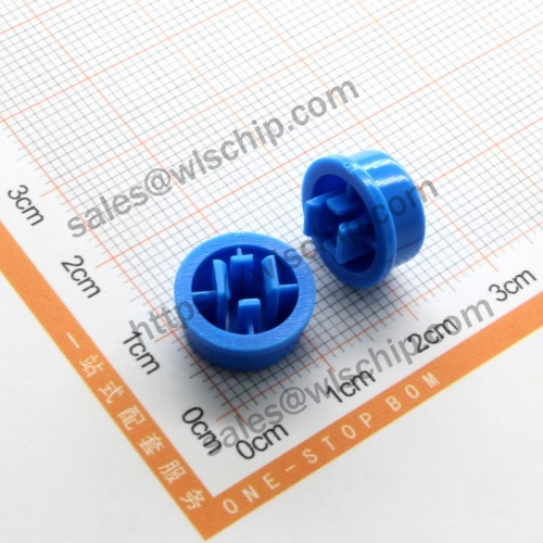 Round keycap 12 * 12 * 7.3mm key switch cap blue