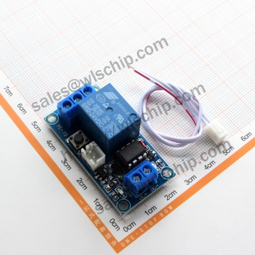 4V single-button bistable one-key start-stop self-locking relay module microcontroller control