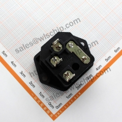 AC-03 Pin socket with fuse holder