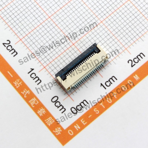 FFC/FPC flat cable socket 0.5mm connector 20Pin flip cover type