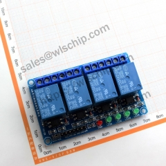 Relay module 4 road 24V low level trigger with optocoupler isolation