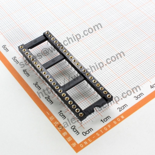 Integrated Circuit DIP Socket IC Connector Round Hole 40Pin High Quality