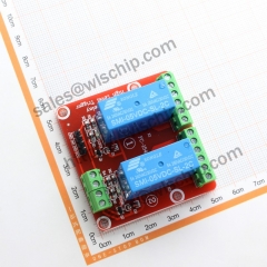 2-way dual power relay module 5V 5A high level trigger development board