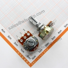 Single potentiometer WH148 B10K 3 feet shank length 20mm