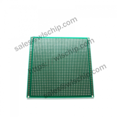 Double-sided spray tin green oil board 10 * 10CM green pitch 2.54mm PCB board