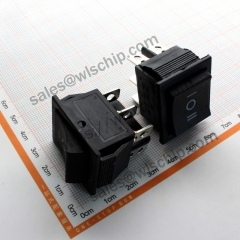 6Pin 3 Speed ​​Black KCD4 Power Boat shape switch Rocker Switch