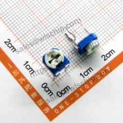Horizontal adjustable resistor blue and white 5K ohm 502 high quality