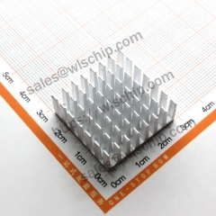 Radiator aluminum heat sink 28 * 28 * 11mm silver high quality