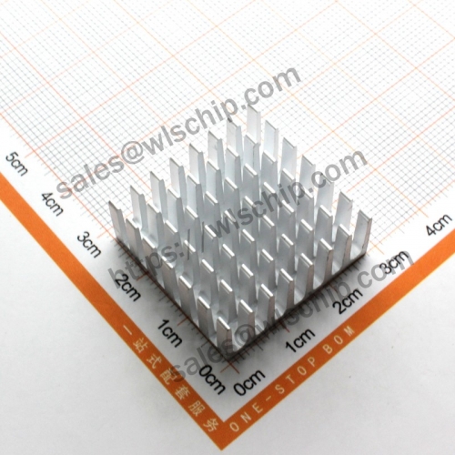 Radiator aluminum heat sink 28 * 28 * 11mm silver high quality