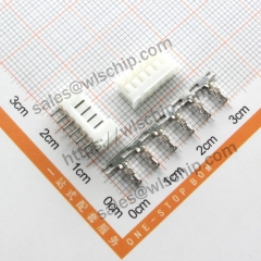 PH2.0 terminal block plug-in connector pitch 2.0mm plug + straight pin socket + terminal 6Pin