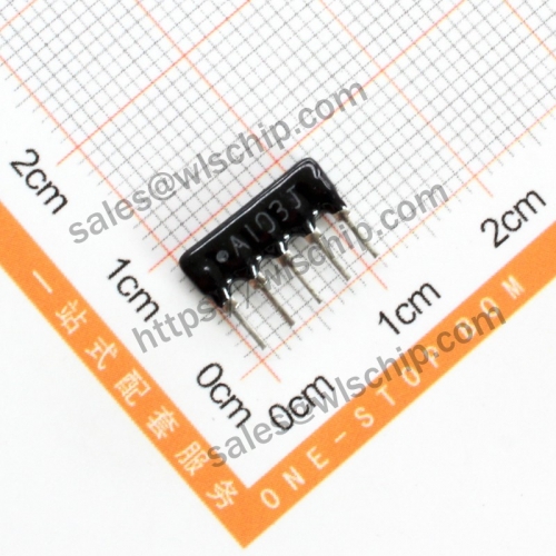 Arranged resistor 5P 10K A103J A05-103 pitch 2.54mm