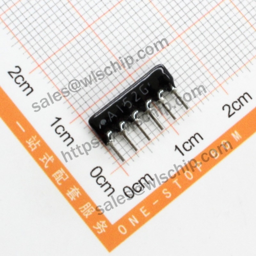 Arranged resistor 6P 1.5K A152J A06-152 pitch 2.54mm