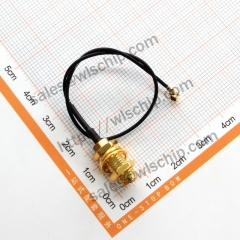 IPEX to SMA female external screw inner hole adapter cable antenna UF.L to SMA jumper 1.13 line 15cm