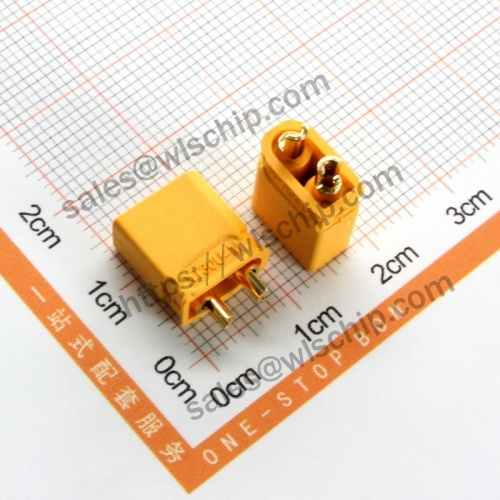 Connector Plug Model T-Interface XT30U-M Male Yellow Premium