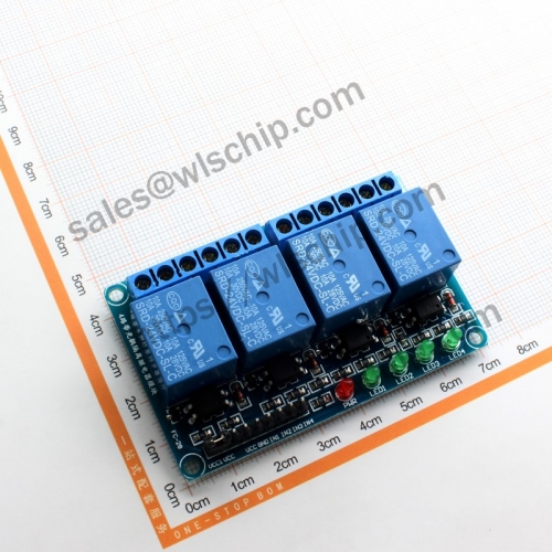 Relay module 4CH 24V high level trigger with optocoupler isolation