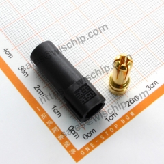 Connector Plug Model T-connector XT150 Male Black Banana Plug + Thick Sheath High Quality