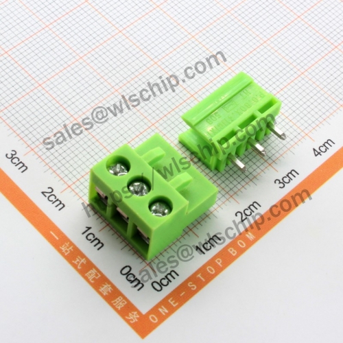 HT5.08 connector terminal pin pitch 5.08mm straight pin 3Pin