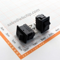 KCD11 Boat shape switch Rocker Switch 3Pin 2 files 10 * 15mm black no light