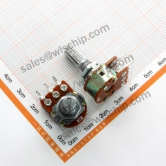 Double potentiometer WH148 B1K 6 feet handle 20MM