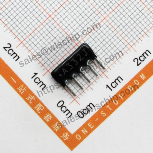 Arranged resistor 5P 3.3K A332J A05-332 pitch 2.54mm