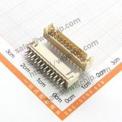 PHD2.0 Double Row Socket Connector Double Row Pin Pitch 2.0mm 2 * 12A Straight Pin