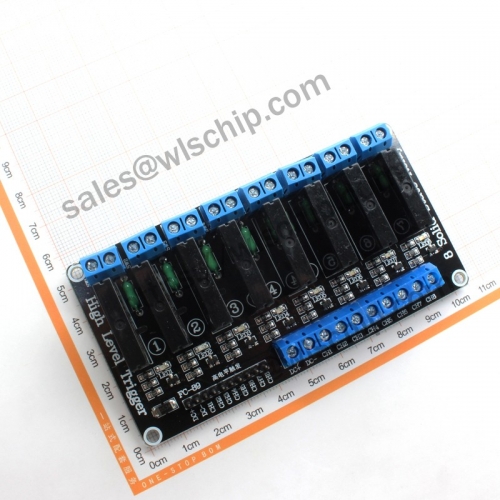 Relay module 8-channel 24V high-level solid-state relay module