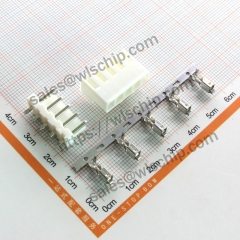 VH3.96 Connector Connector Terminal Pitch 3.96mm Plug + Straight Pin Holder + Terminal 5Pin