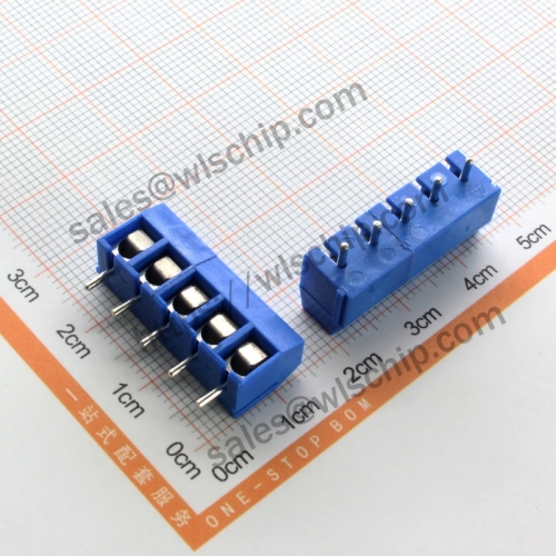 KF301 connector 5Pin terminal block can be spliced ​​connector pitch 5.08mm