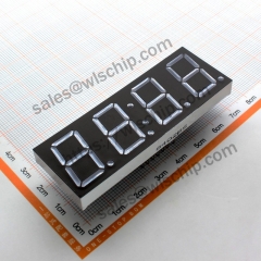 Red highlight 0.8-inch clock 4-digit common anode digital display tube