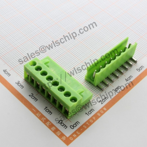 HT3.96 Connector Terminal Block Plug-in Pitch 3.96mm 8Pin Elbow + Socket