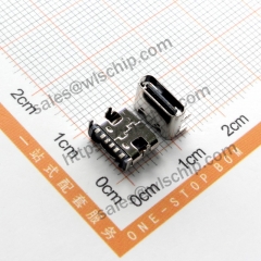 type-c connector female socket in-line patch socket TYPE-CF-6P-RAT-L6.8W