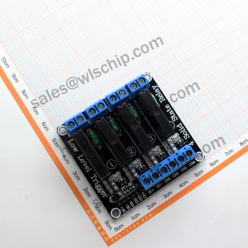 4 5V low-level solid state relay module with fuse